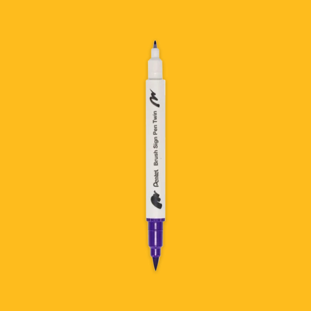 Pentel Brush Sign Pen Twin