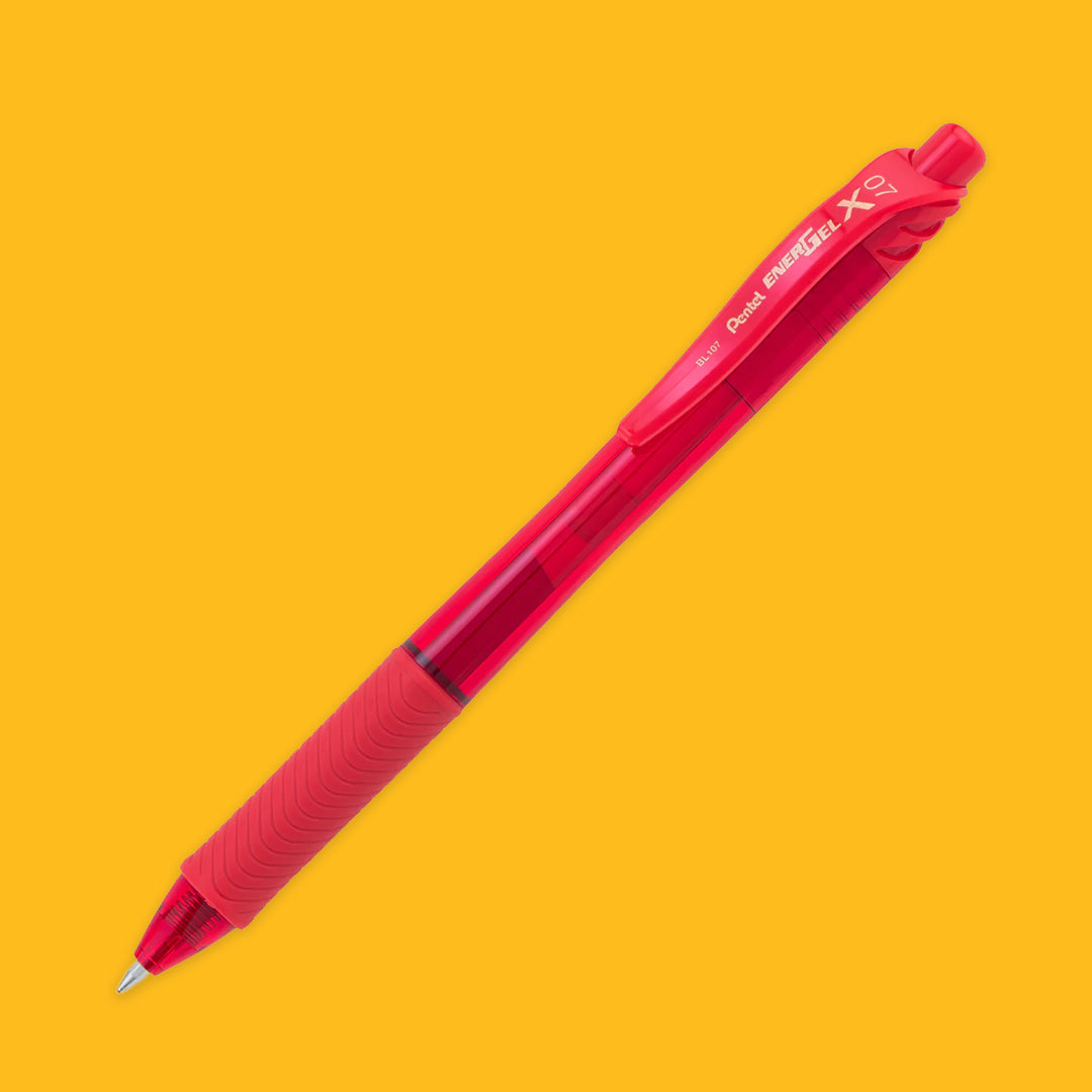 Pentel Retractable Roller Gel Pen in Red