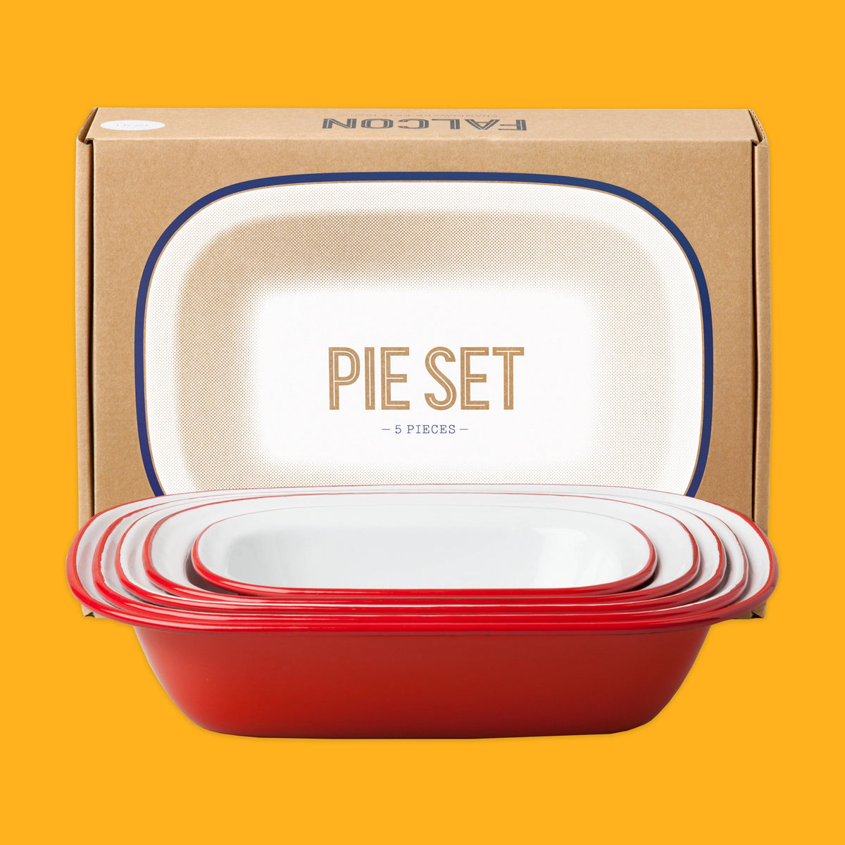 Falcon Enamelware Pie Set
