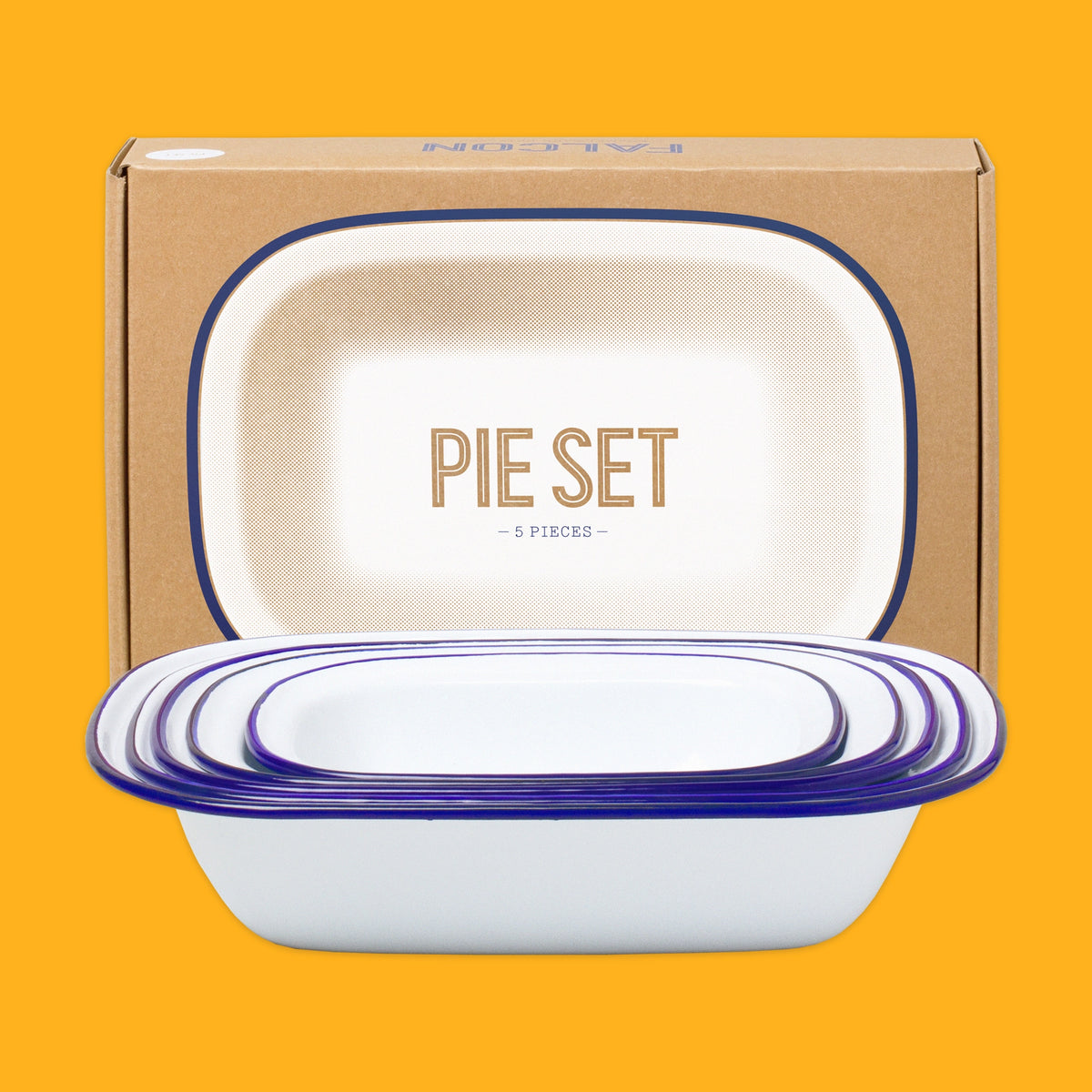 Falcon Enamelware Pie Set