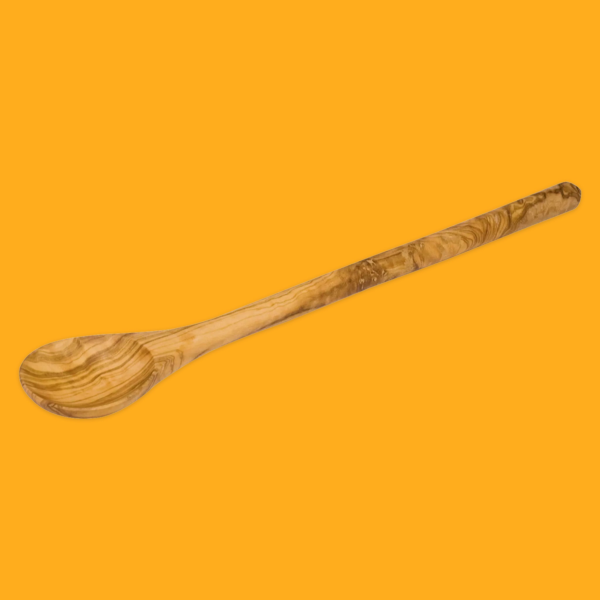 Olive Wood Round Cooking Spoon