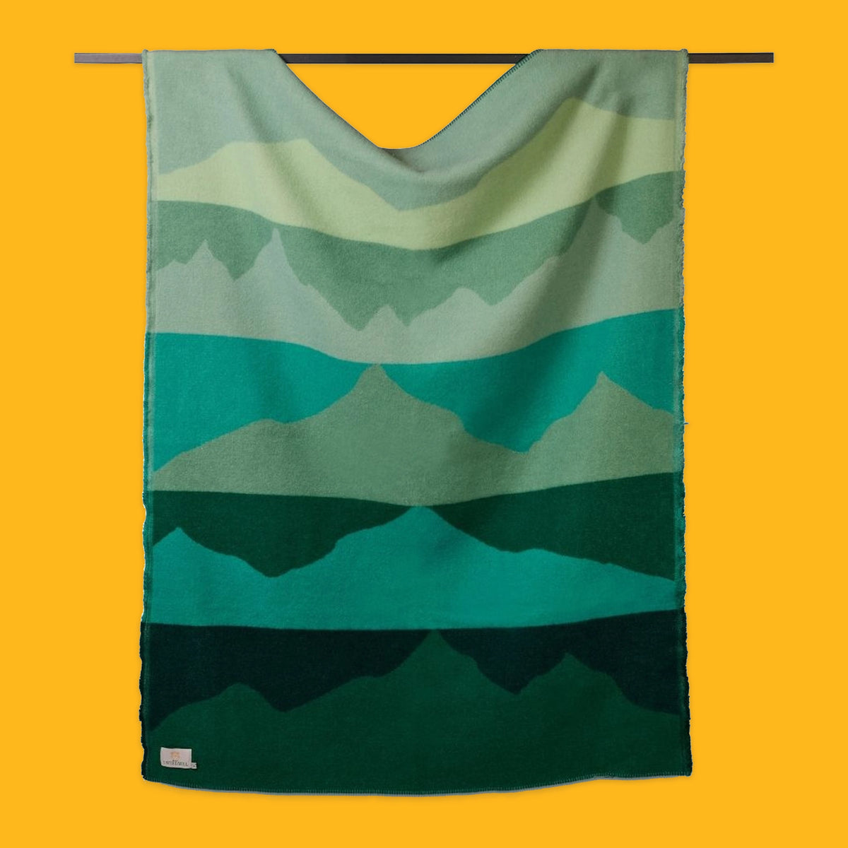 Jacquard Hills Wool Throw
