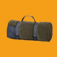 Fleece Picnic Rug Roll in Sage