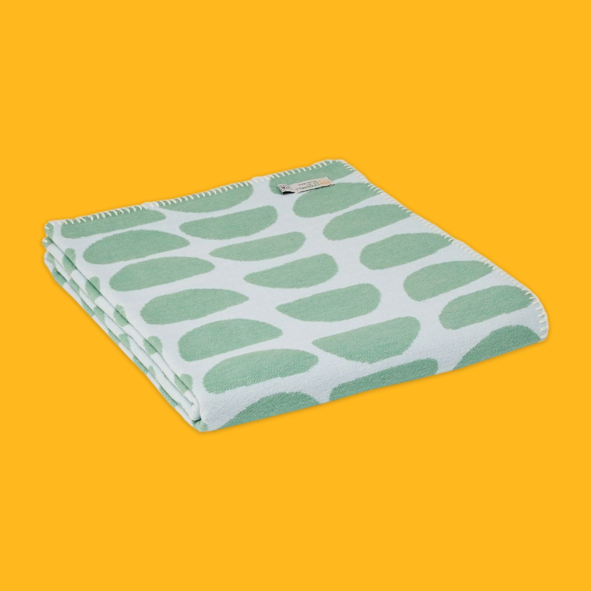 Halfmoon Blanket Stitch Throw