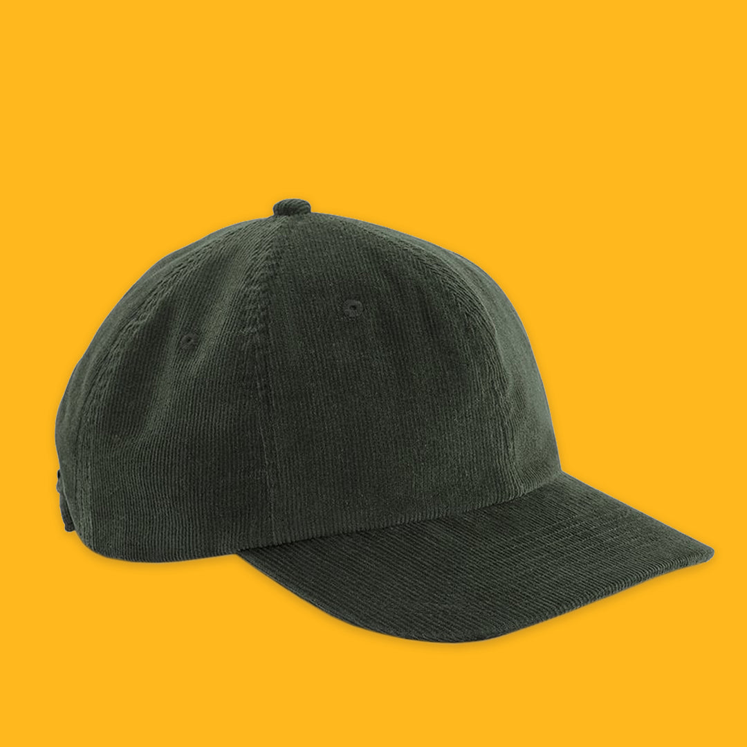 Woodland Olive Corduroy Cap