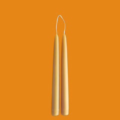 Moorlands Candles Dipped Beeswax 9" Standard