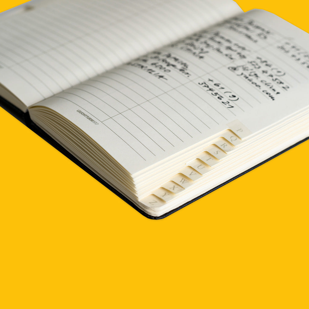 Leuchtturm1917 Address Book Cut Tabs.