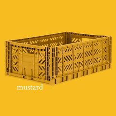 Aykasa Maxi Crate in Mustard