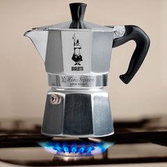 Bialetti Moka Espresso Maker 1 Cup on gas stove