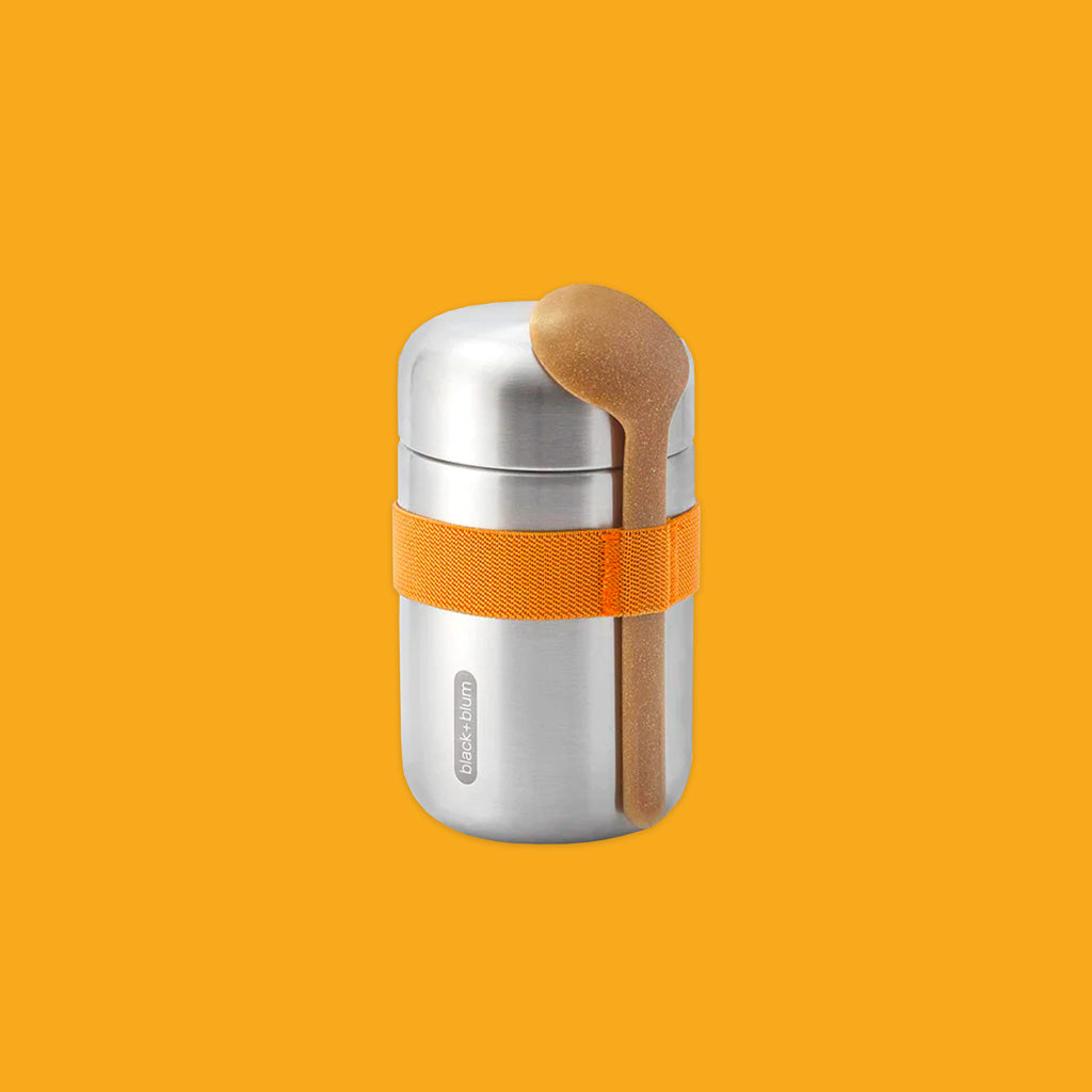 Black + Blum Food Flask in Orange