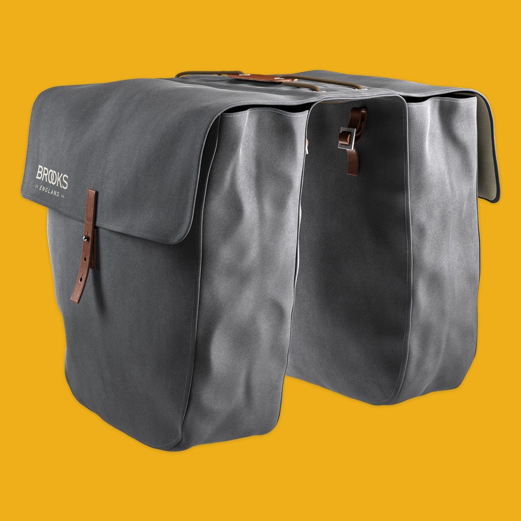 Brooks England Brick Lane Panniers in Grey