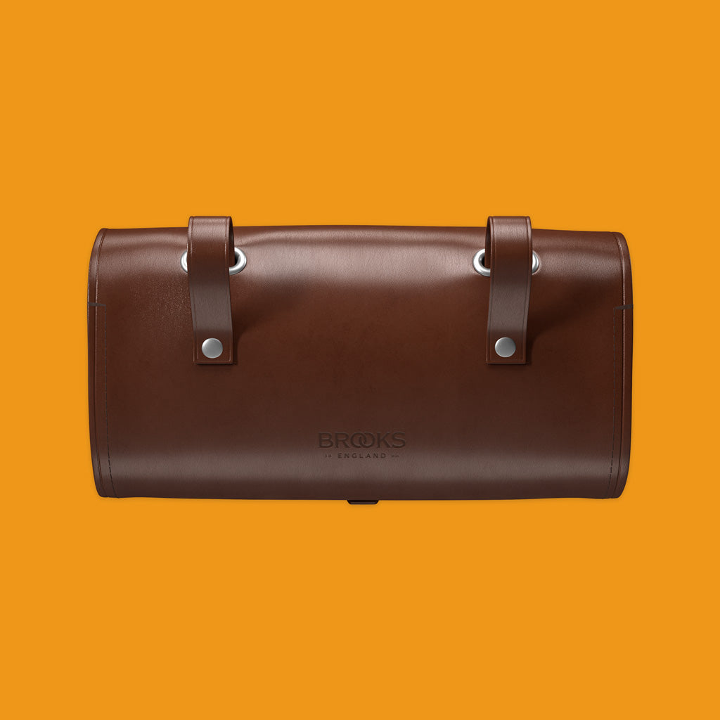 Brooks Challenge Saddle 1.5L Bag in Brown back side