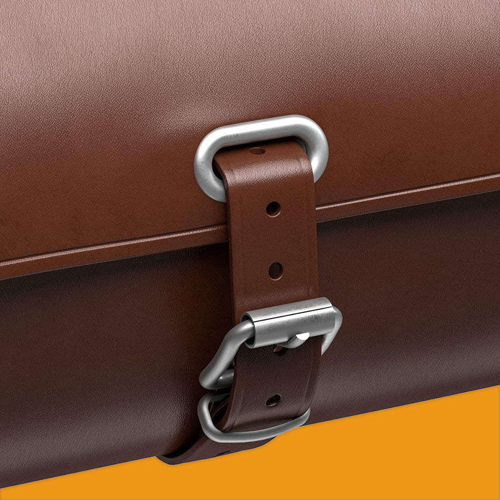 Brooks Challenge Saddle 1.5L Bag in Brown buckle