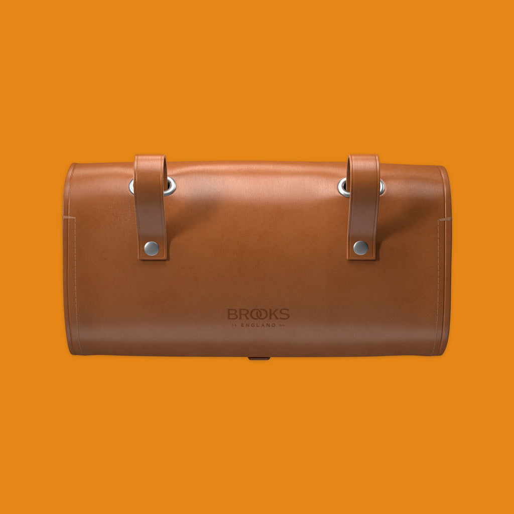Brooks Challenge Saddle 1.5L Bag in Honey back side