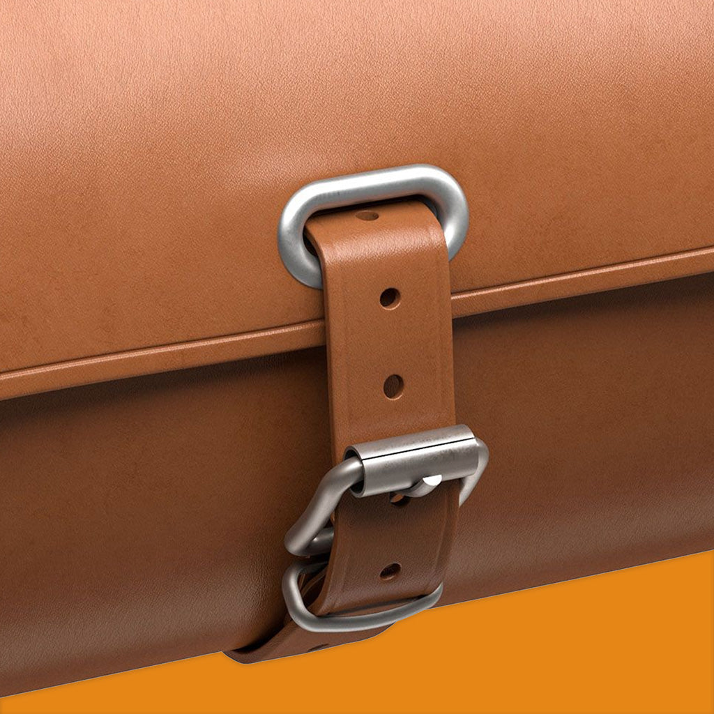 Brooks Challenge Saddle 1.5L Bag in Honey buckle