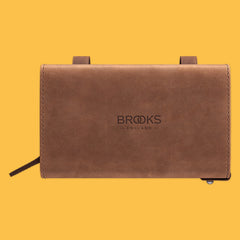 Brooks D-Shape Saddle Bag in Dark Tan Front