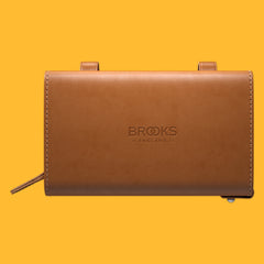 Brooks D-Shape Saddle Bag in Honey Front
