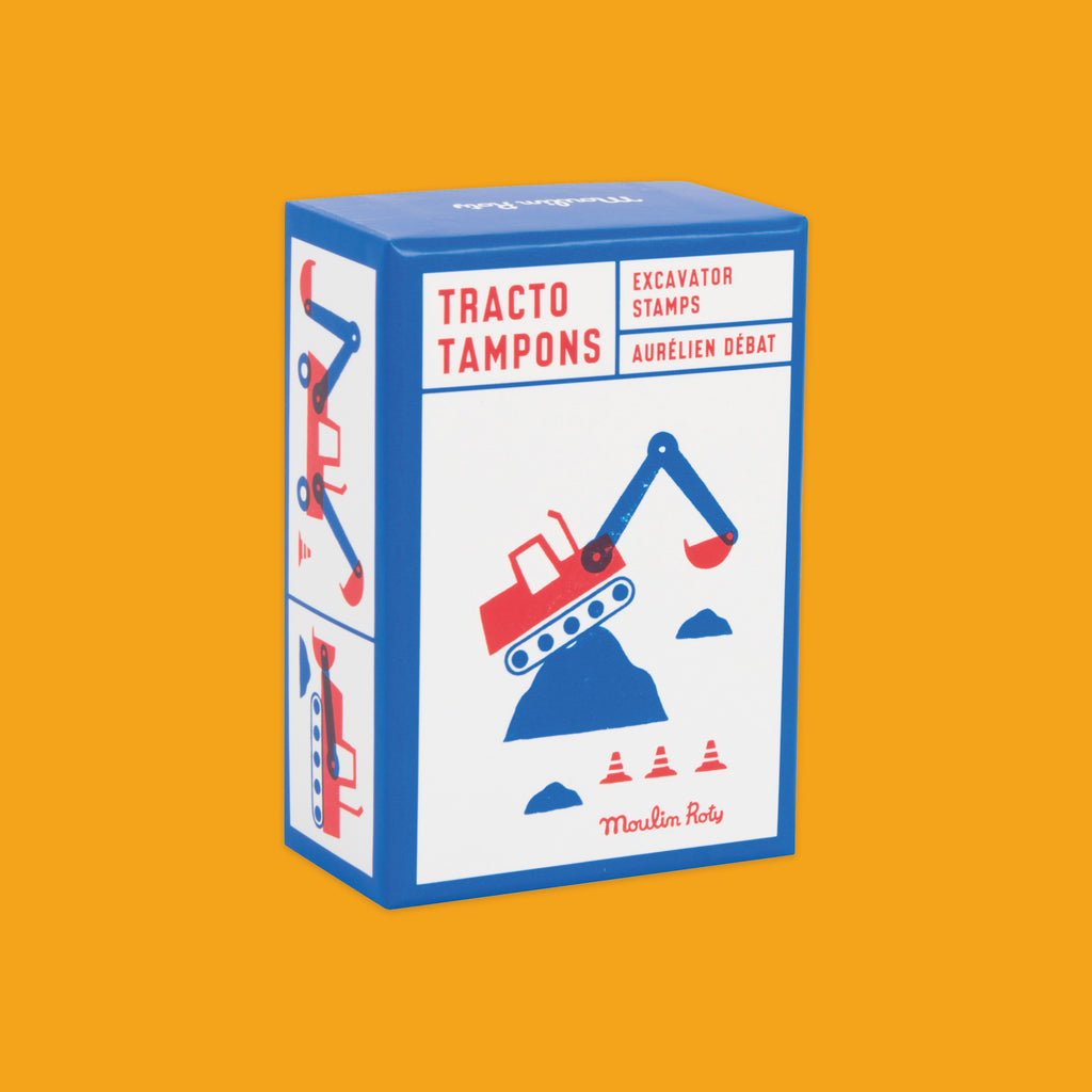Tracto Tampons Excavator Stamps by Moulin Roty