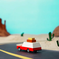 Candylab Suburbia Luggage Wagon on display in desert