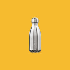 Chilly's Reusable Bottle Stainless Steel 260ml front