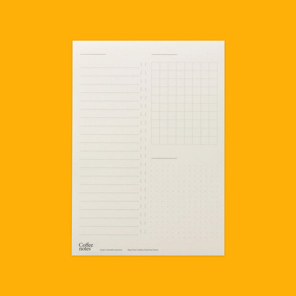 Coffeenotes Organiser Pad