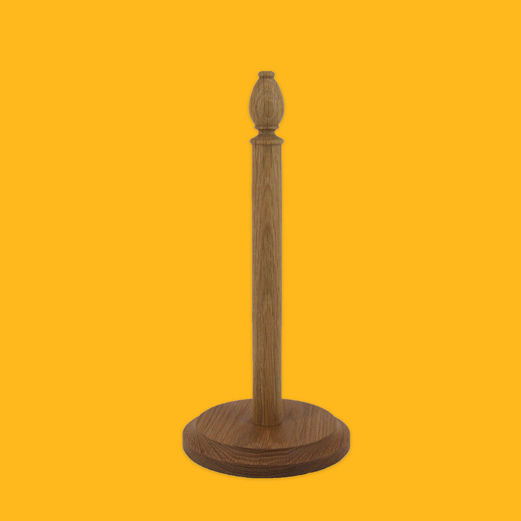 Oak Kitchen Roll Stand by Creamore Mill