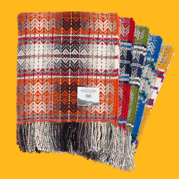 Molloy & Sons Diamond Weave Throw Group