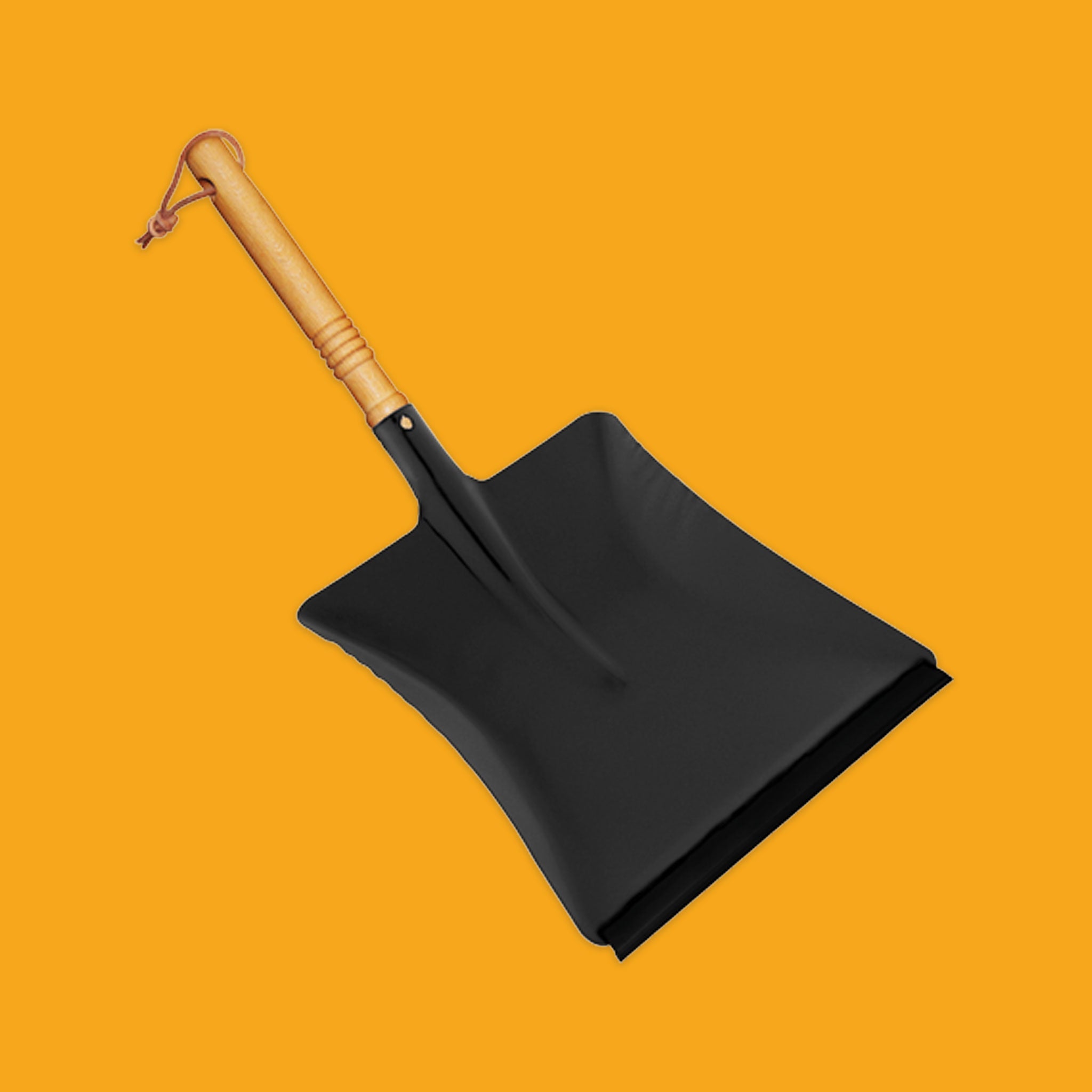 Dustpan powdercoat black