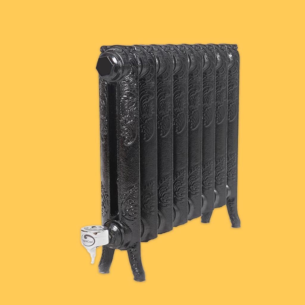 Electricast Cast Iron Radiator in Rococo 8 Sections