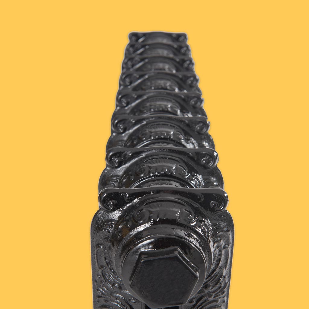 Electricast Cast Iron Radiator in Rococo 10 Rows from Above