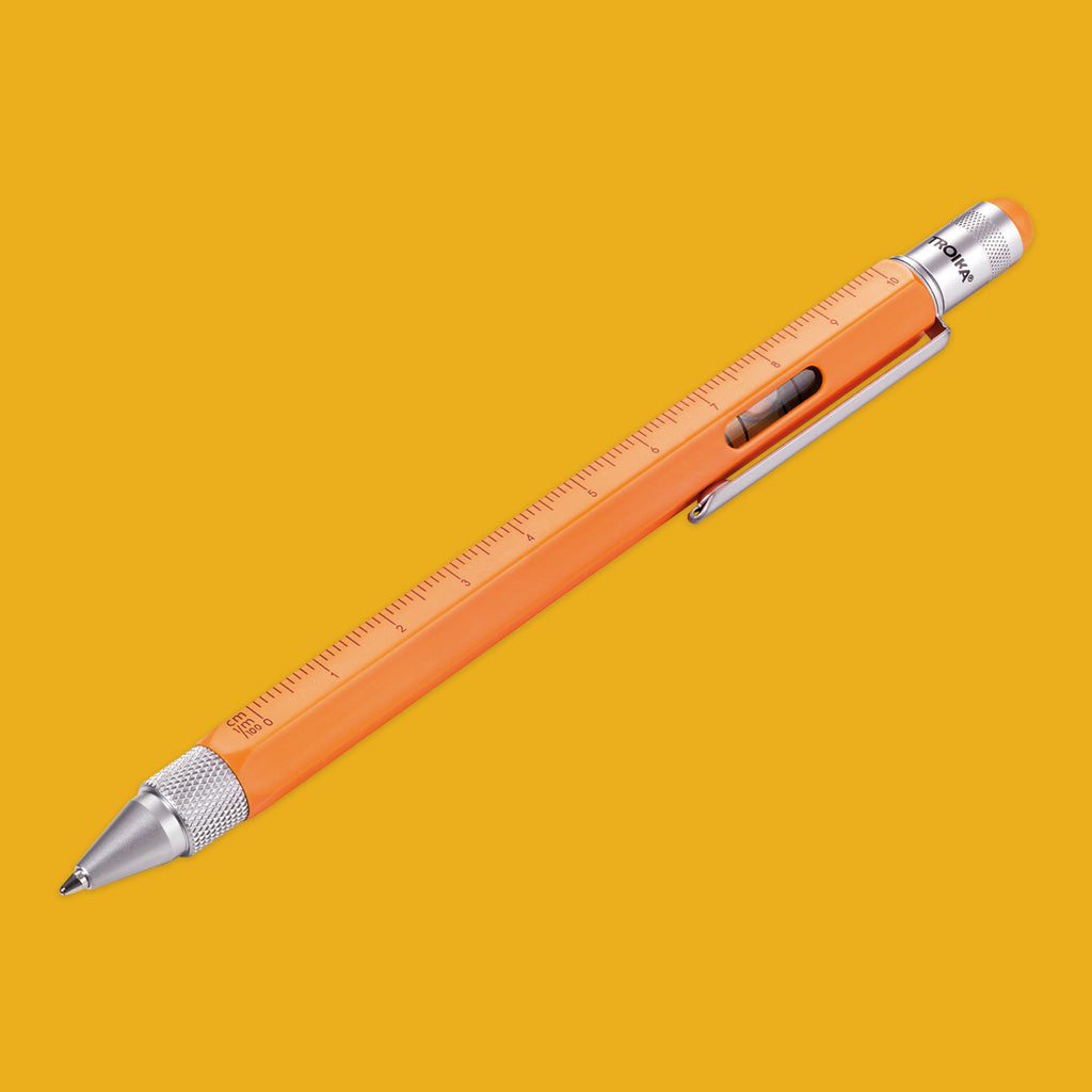Troika Construction Pen in Orange