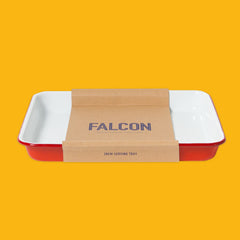 Falcon Enamelware Pillarbox Red Serving Tray