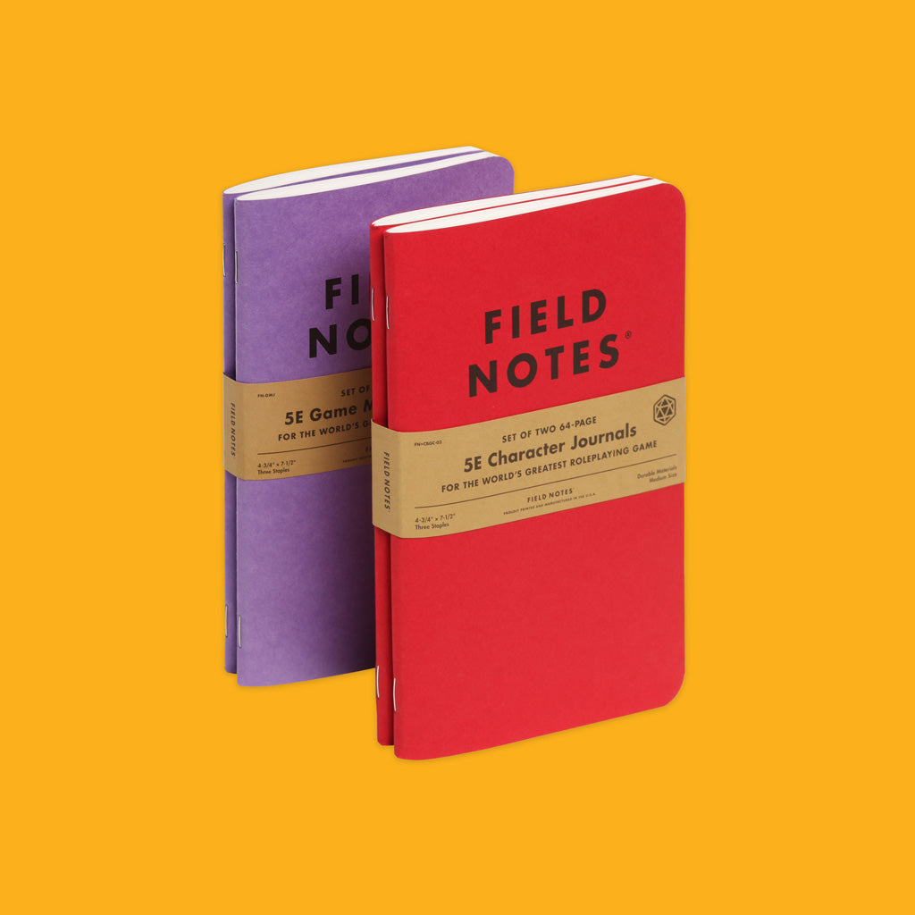 Field Notes 5E Gaming Journals