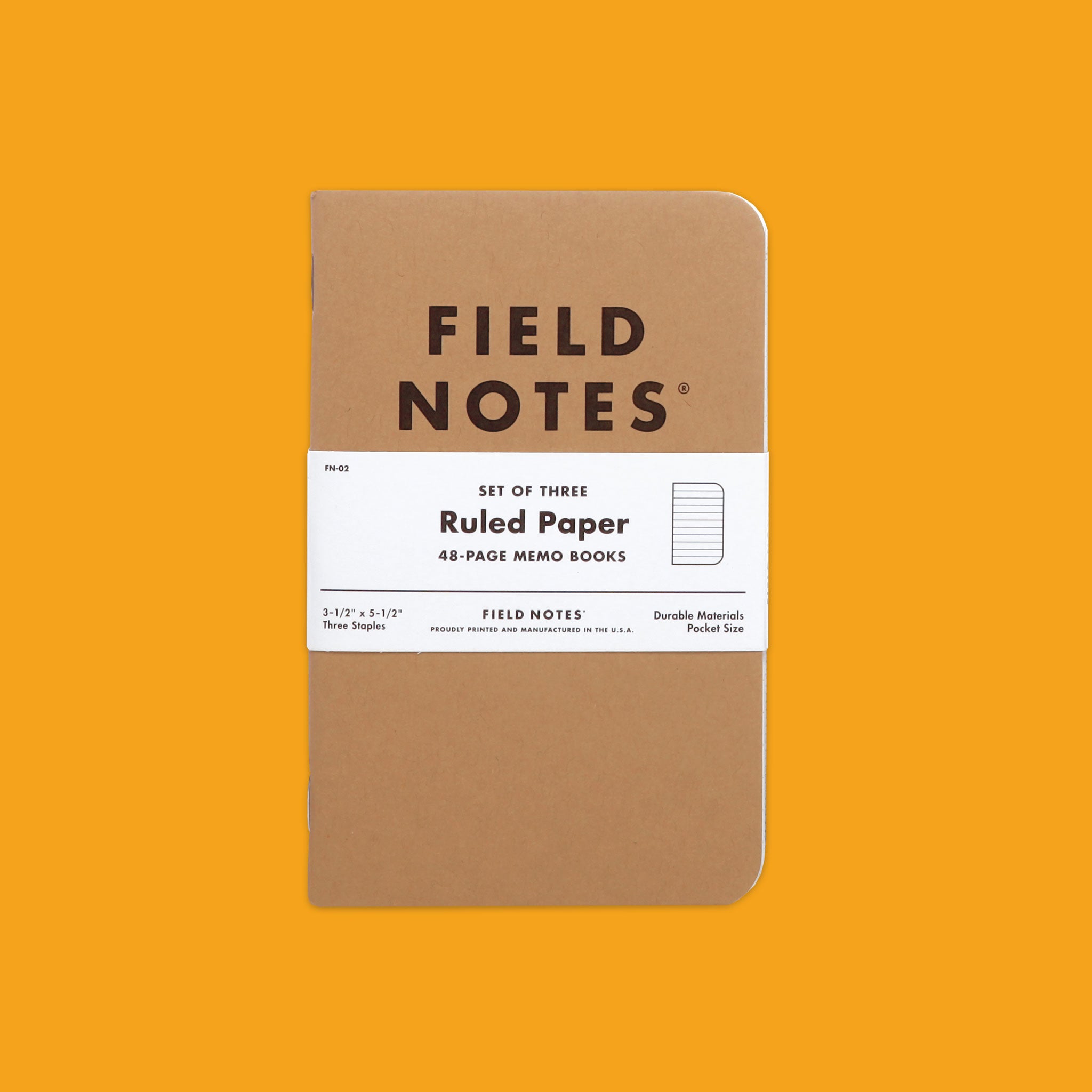 Field Notes Original Ruled Pack