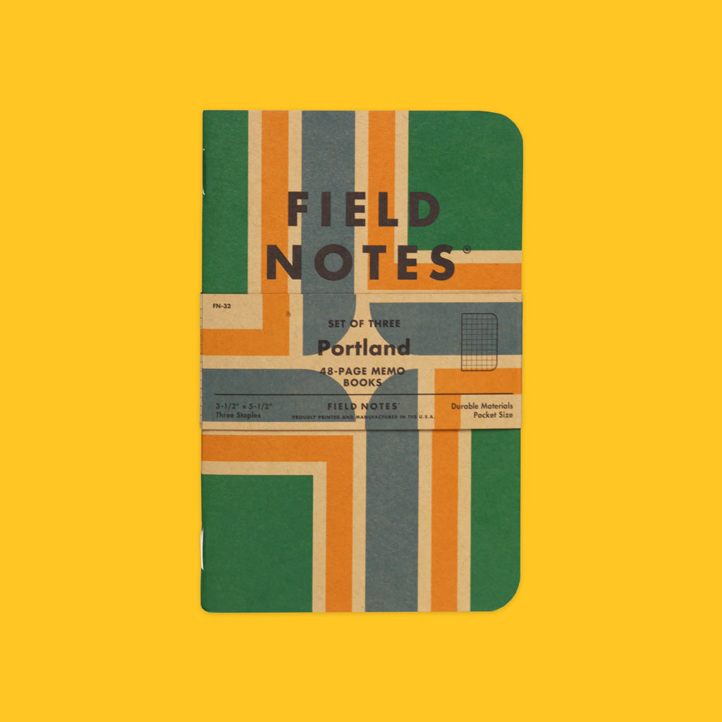 Field Notes Hometown Series Portland Front On