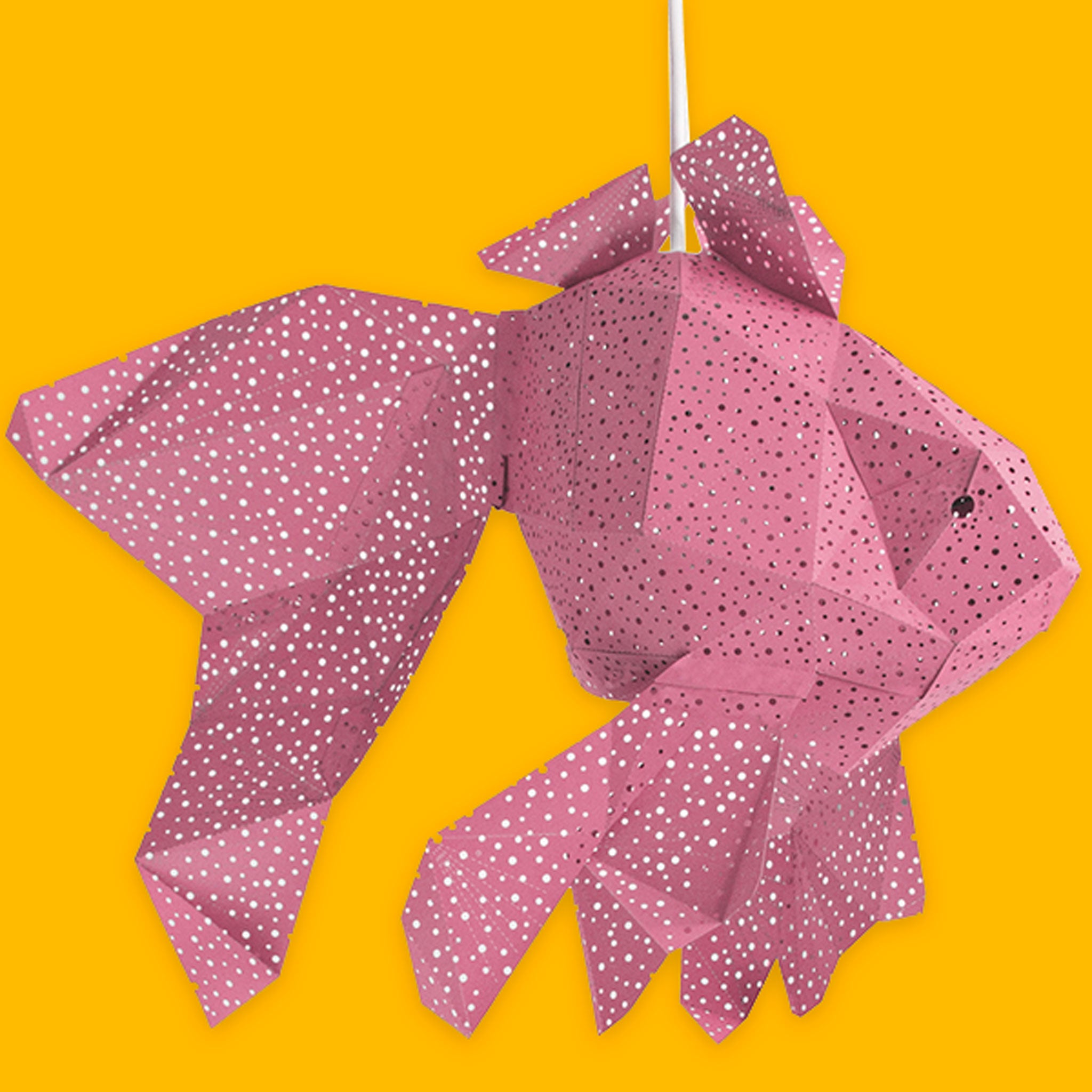 Goldfish Lampshade from Vasili lights in pink
