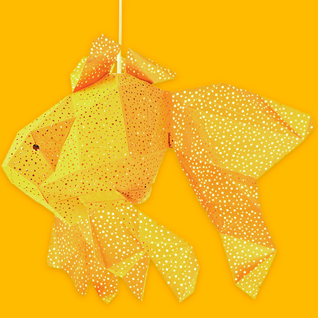 Goldfish Lampshade from Vasili lights in Yellow