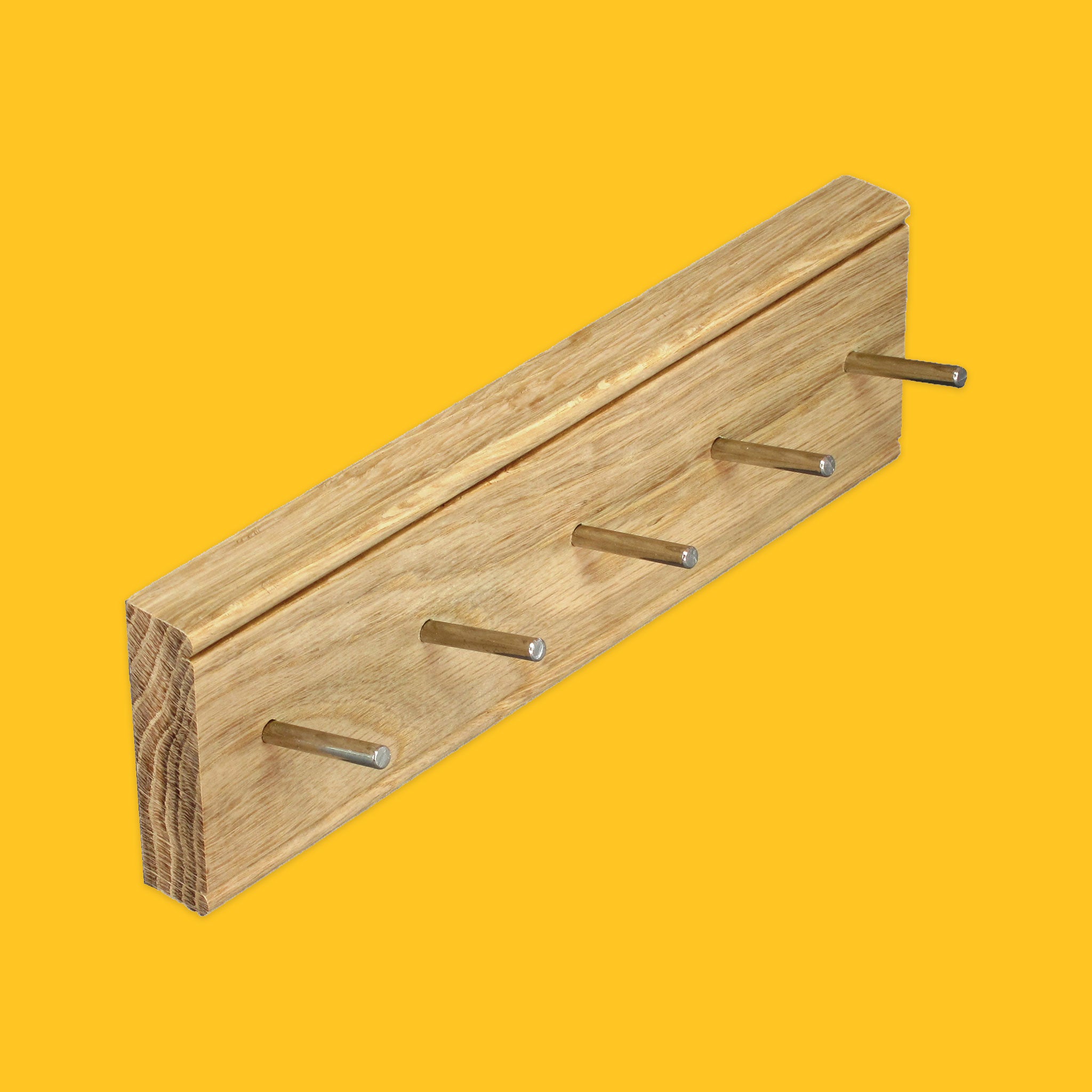 Oak Key Rack 5 Pegs