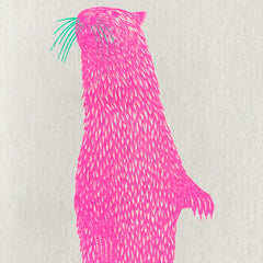 Strangford Less Long Otter Pink on White Close up