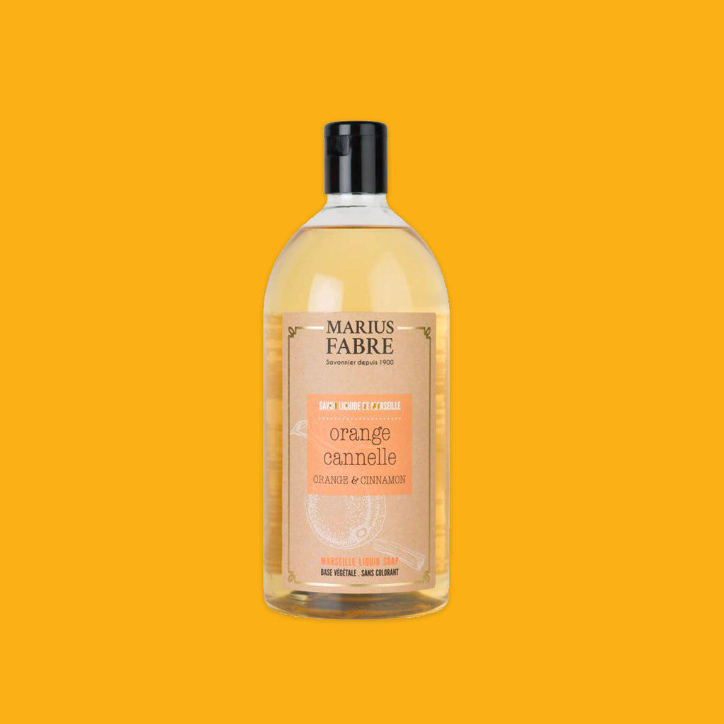 Marius Fabre Marseille Liquid Soap 1l Orange & Cinnamon