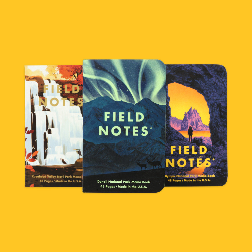 Field Notes National Parks Edition E Front Covers