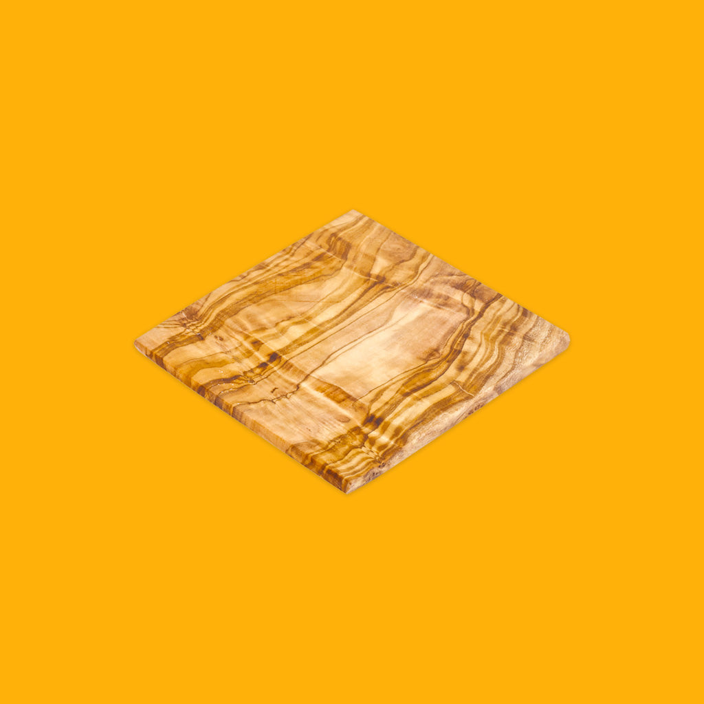 Redecker Olive Wood Coasters Single Square