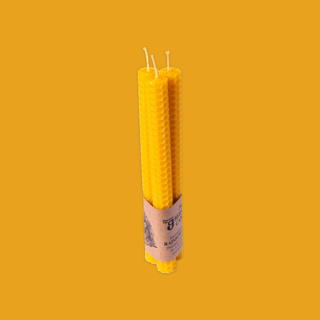 Rainbow Candles Beeswax B519