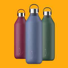 Chilly's Series 2 1Litre Reusable Water Bottle Group Photo