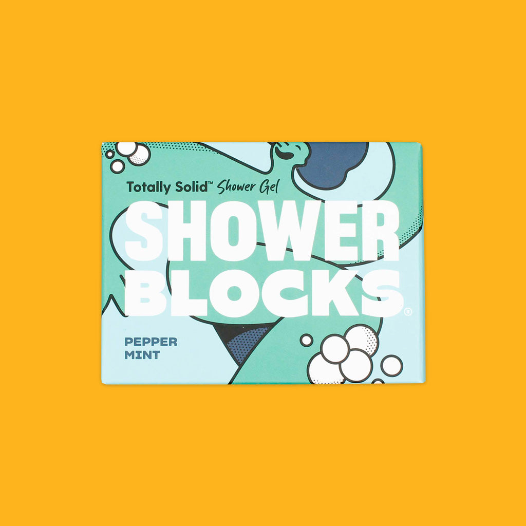 SHOWERBLOCKS Solid Shower Gel in Peppermint Scent
