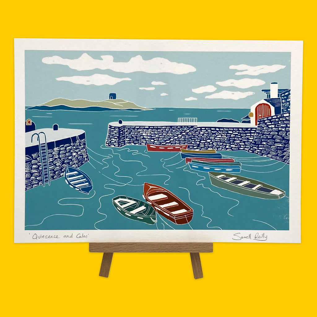 Coliemore Harbour by Sorrell Reilly. "Quiesence and Calm"