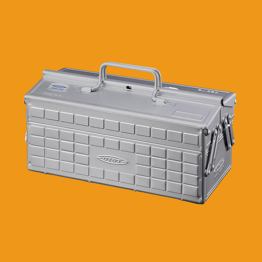 Toyo Steel Cantilever Tool Box in Silver