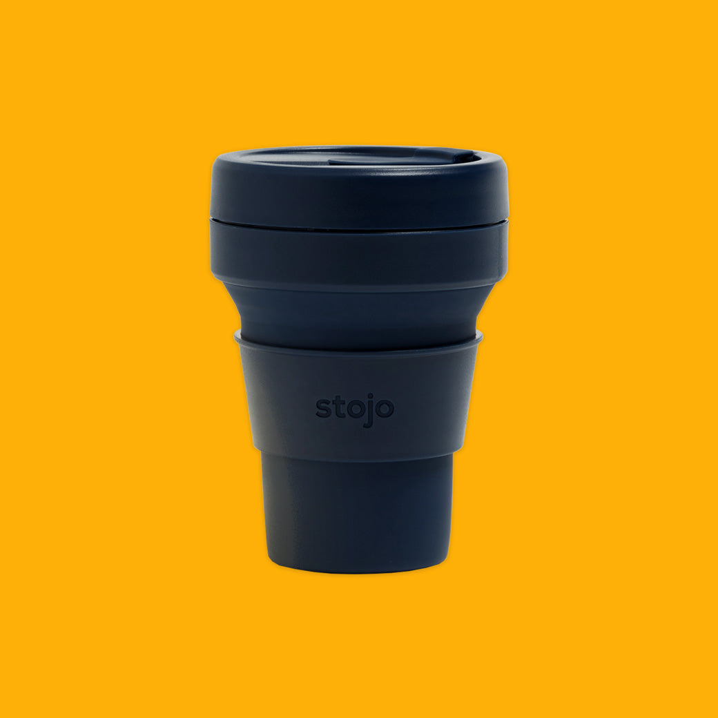 Stojo 12oz Collapsible Coffee Cup Denim