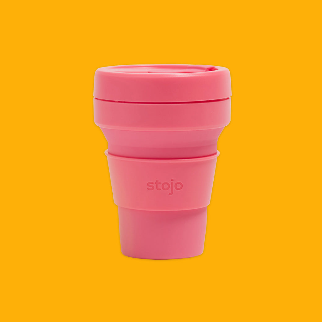 Stojo 12oz Collapsible Coffee Cup Peony