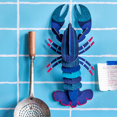 Studio Roof Blue Lobster on display